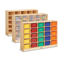 25 Cubbie-Tray Mobile Storage - without Trays (Thumbnail)