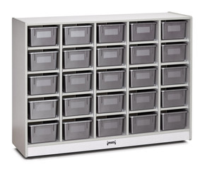 25 Cubbie-Tray Mobile Storage- with Trays