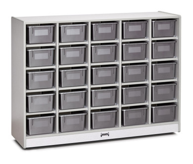 25 Cubbie-Tray Mobile Storage- with Trays