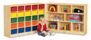 25 Cubbie-Tray Mobile Fold-n-Lock - with Colored Trays- Model (Thumbnail)