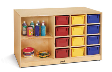 Mobile Storage Island - with Colored Trays