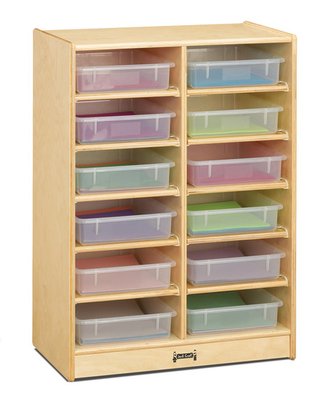 12 Paper-Tray Mobile Storage - without Clear Paper-Trays