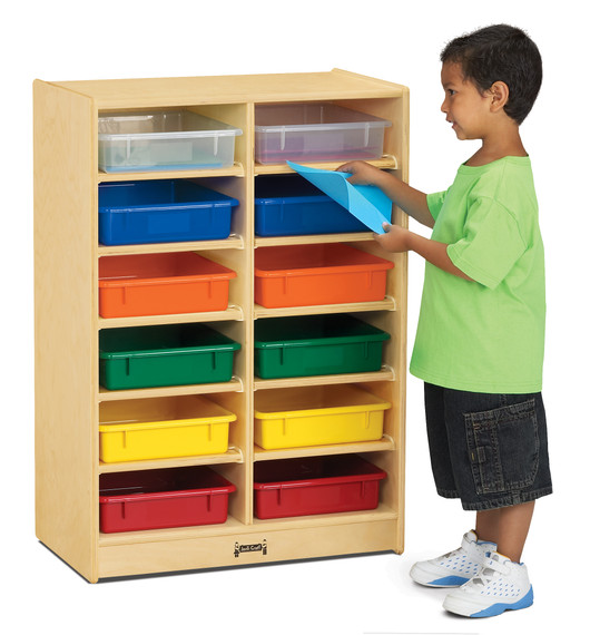 12 Paper-Tray Mobile Storage -Model- Trays not included