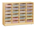 24 Paper-Tray Mobile Storage - without Clear Paper-Trays (Thumbnail)