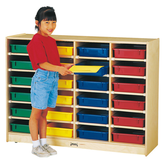 24 Paper-Tray Mobile Storage -Model- without Colored Paper-Trays