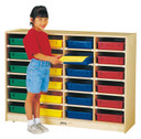 24 Paper-Tray Mobile Storage -Model- without Colored Paper-Trays (Thumbnail)