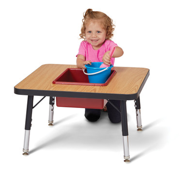 Toddler Adjustable Sensory Table- Model