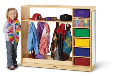 Dress-Up Storage – with Colored Tubs- Model