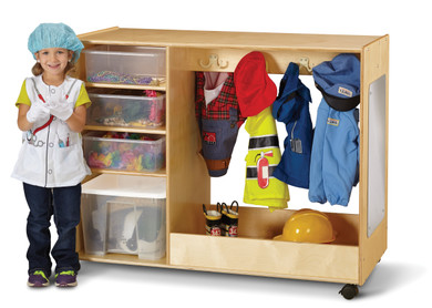 Dress-Up Center with Bins- Model