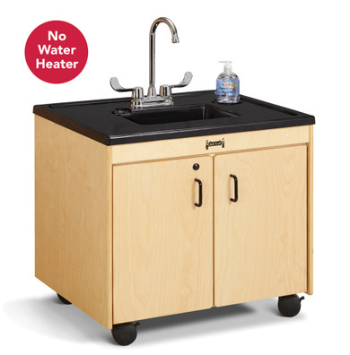 Clean Hands Helper without Heater - 26" Counter - Plastic Sink