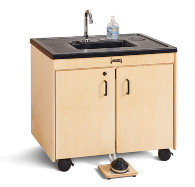 Clean Hands Helper Portable Sink – Nonelectric - 26" Counter - Plastic Sink