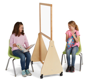See-Thru Small Mobile Space Divider- Model