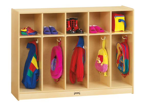 Toddler 5 Section Coat Locker