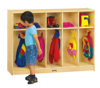 Toddler 5 Section Coat Locker- Model