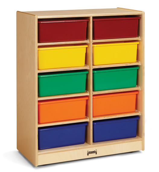 10 Tub Mobile Storage - without Colored Tubs