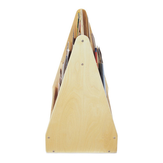 Double-Sided Multi Pick-a-Book Stand- Side View