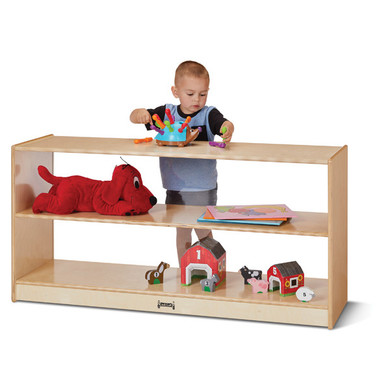 Toddler Fixed Straight-Shelf with See-Thru Back- Model