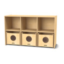 See-n-Wheel Shelf with Bins (Thumbnail)