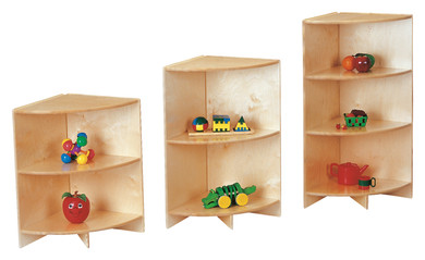 Toddler Outside Corner Storage- Three Height Options