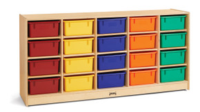 20 Tub Mobile Storage - without Colored Tubs 20 Tub Mobile Storage - without Colored Tubs