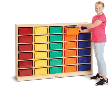 30 Tub Mobile Storage - without Colored Tubs- Model