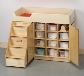 Diaper Changer with Stairs - Left Diaper Changer with Stairs - Left