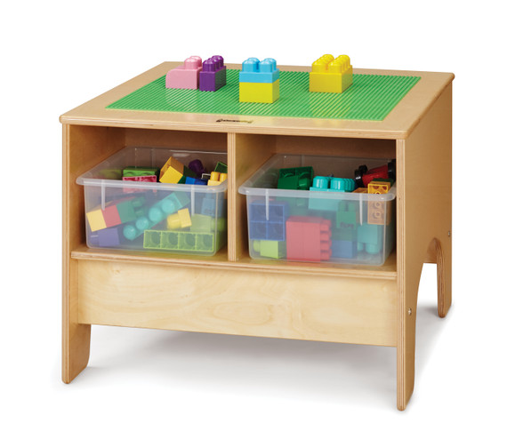 KYDZ Building Table - Preschool Brick Compatible - without Clear Tubs