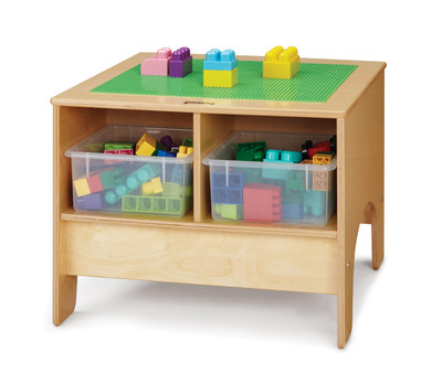 KYDZ Building Table - Preschool Brick Compatible - without Clear Tubs