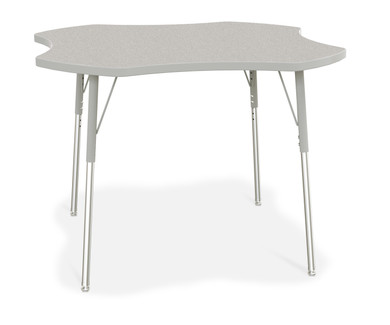 Four Leaf Activity Table&comma; A-height - Freckled Gray/Gray/Gray Color Option