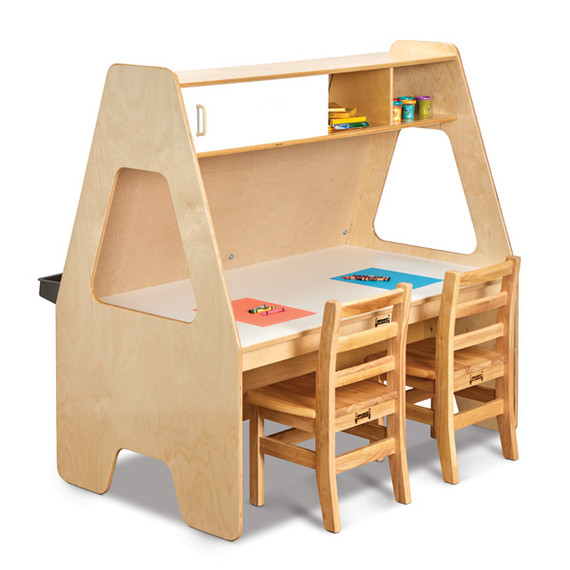 Twin Activity Center- Laminate Desk Surface