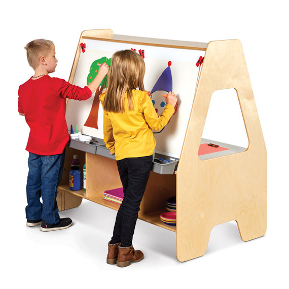 Twin Activity Center- Write-n-Wipe Easel