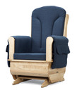 Glider Rocker - Blue Cushions (Thumbnail)