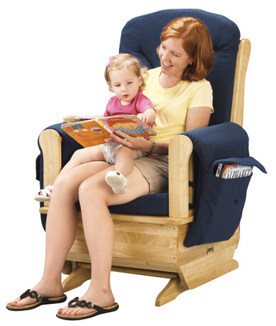 Glider Rocker - Blue Cushions- Model