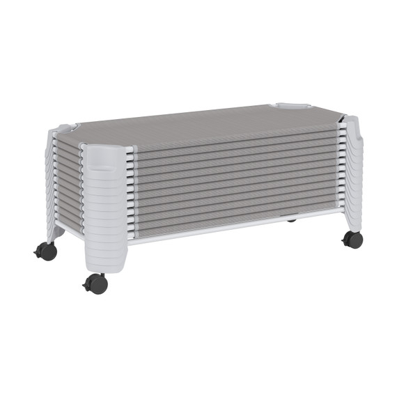 QuietTime Mobile Cot Cart - Preschool with cots