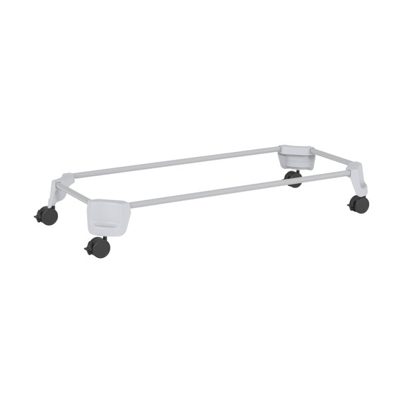 QuietTime Mobile Preschool Cot Cart - Angled