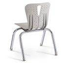 Flow Chair, Gray- Back (Thumbnail)
