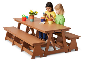 Large Outdoor Table and Bench Set- Model Large Outdoor Table and Bench Set- Model
