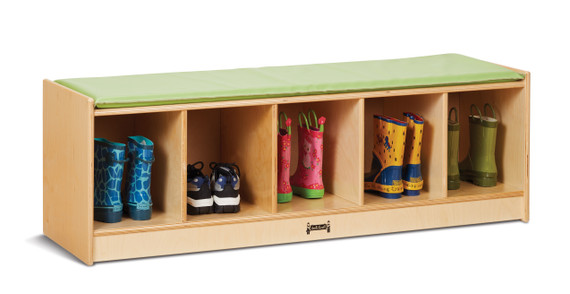 5 Section Bench Locker - Key Lime