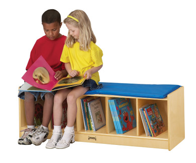 5 Section Bench Locker - Blue- Model