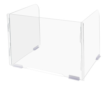 See-Thru Student Desktop Shield -16.5" High