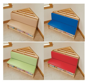 Corner Literacy Nook Color Options