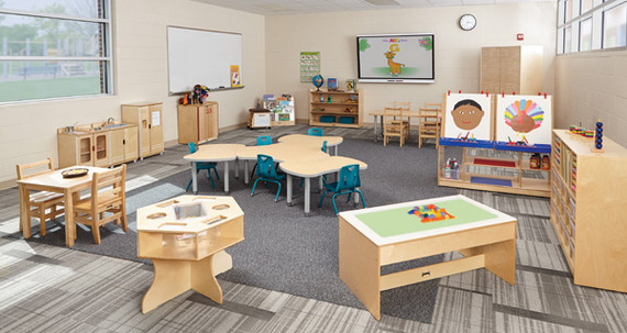 Media Cart in Classroom