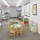 Flushback Pick-a-Book Stand in Waiting Room (Thumbnail)